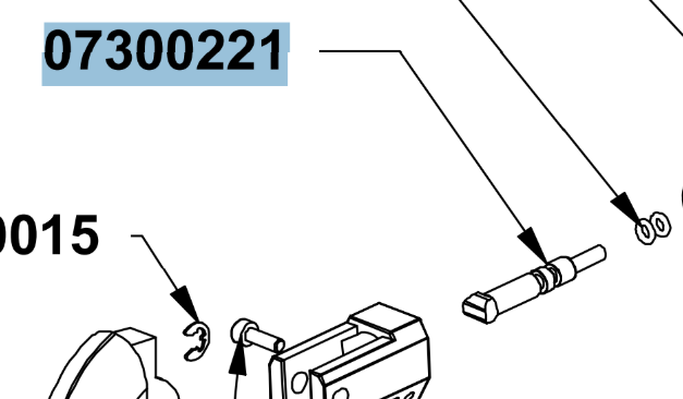 Шток крана пара Nuova Simonelli (S/S STEAMTAP ROD)
