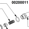 Уплотнительное кольцо R11 D19 Nuova Simonelli (GASKET O RING R11 D19 EP 851)