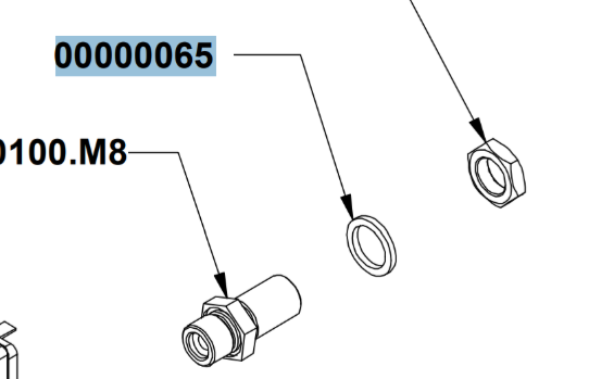 Латунная шайба 1/4 Nuova Simonelli (BRASS WASHER 1/4)